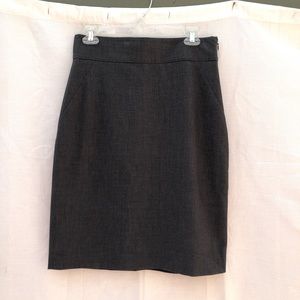 Tahari Dark Gray Career Skirt Size 8